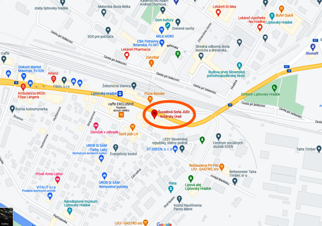 Mapa úradu Mapa úradu